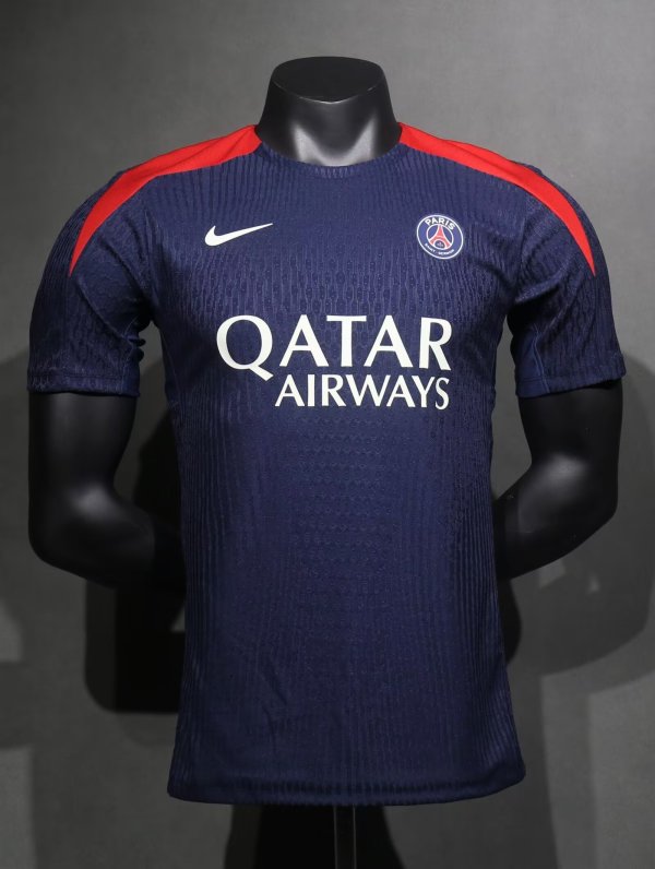 24/25 PSG Paris Blue Training Clothes Player 1:1 Quality Soccer Jersey