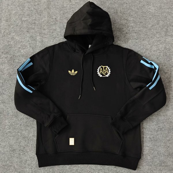 24/25 Argentina Gery Hoody 50th Anniversary Black 1:1 Quality