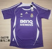 2006/2007 Real Madrid Away Retro Fans 1:1 Quality Soccer Jersey