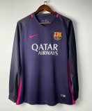 2016/2017  Barcelona Away Long sleeve Retro 1:1 Quality Soccer Jersey