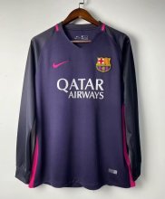 2016/2017  Barcelona Away Long sleeve Retro 1:1 Quality Soccer Jersey