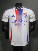 24/25 Lyonnais Home White Player 1:1 Quality Soccer Jersey
