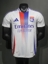24/25 Lyonnais Home White Player 1:1 Quality Soccer Jersey