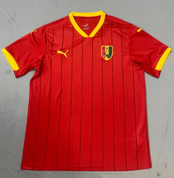 24/25  Guinea Home Red Fans 1:1 Quality Soccer Jersey