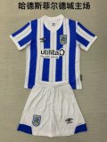 24/25 Huddersfield Town Home Kids Kits 1:1 Quality Soccer Jersey