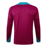 24/25 Barcelona Training Tracksuit Red 1:1 Quality Soccer Jersey