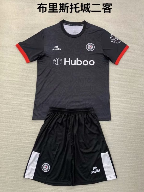 24/25 Bristol City Third Kids Kits 1:1 Quality Soccer Jersey