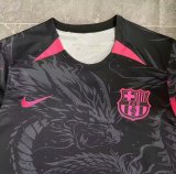 24/25 Barcelona  Black Pink Dragon Special Edition Fans 1:1 Quality Soccer Jersey