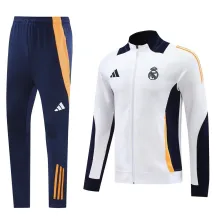 24/25  Real Madrid White Training Tracksuit 1:1 Quality Training Jersey