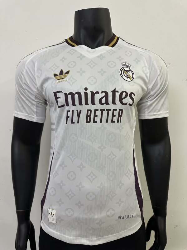 24/25 Real Madrid  Special Edition White Player 1:1 Quality Soccer Jersey