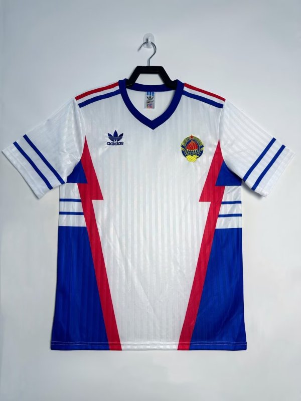 1990 Yugoslavia Away Retro 1:1 Quality  Soccer Jersey