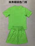 24/25 Everton Goalkeeper Green Kids Kits 1:1 Quality  Soccer Jersey