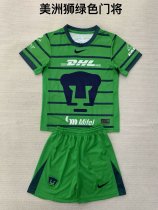 24/25 Puma Goalkeeper Green Kids Kits 1:1 Quality Soccer Jersey