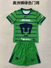 24/25 Puma Goalkeeper Green Kids Kits 1:1 Quality Soccer Jersey