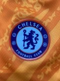 24/25 Chelsea  Goalkeeper Orange Kids Kits 1:1 Quality Soccer Jersey