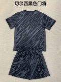 24/25 Chelsea  Goalkeeper Black Kids Kits 1:1 Quality Soccer Jersey