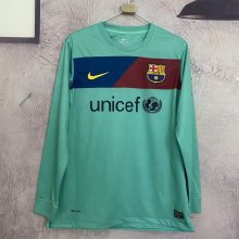 2010/2011  Barcelona Away Long sleeve Retro 1:1 Quality Soccer Jersey