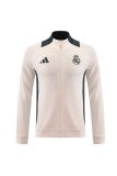 24/25  Real Madrid Light PinkTraining Tracksuit 1:1 Quality Training Jersey