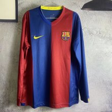 2006/2007  Barcelona Home Long sleeve Retro 1:1 Quality Soccer Jersey