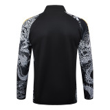 24/25  Real Madrid Black Training Tracksuit 1:1 Quality Training Jersey
