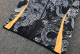 24/25  Real Madrid Black Training Tracksuit 1:1 Quality Training Jersey