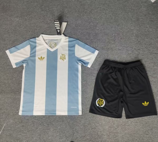 24/25 Argentina 50th Anniversary Edition 1:1 Kids Soccer Jersey