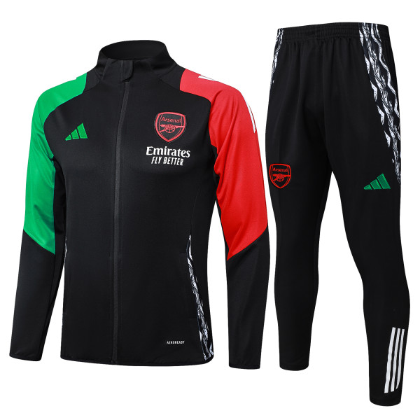 24/25  Real Madrid Black Training Tracksuit 1:1 Quality Training Jersey