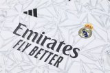 24/25  Real Madrid Printed White 1:1 Quality Training Jersey