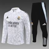 24/25  Real Madrid Printed White 1:1 Quality Training Jersey