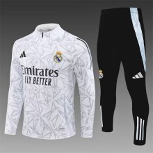 24/25  Real Madrid Printed White 1:1 Quality Training Jersey