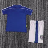 1998 Brazil Away 1:1 Kids Retro Soccer Jersey