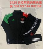 24/25  Real Madrid Black Training Tracksuit 1:1 Quality Training Jersey