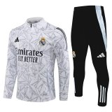 24/25  Real Madrid Printed White 1:1 Quality Training Jersey