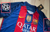 2016/2017 Barcelona Away Fans 1:1 Quality Retro Soccer Jersey