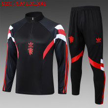 24/25  Manchester United Black 1:1 Quality Training Jersey