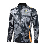 24/25  Real Madrid Black Training Tracksuit 1:1 Quality Training Jersey
