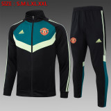 24/25  Manchester United Black Training Tracksuit 1:1 Quality