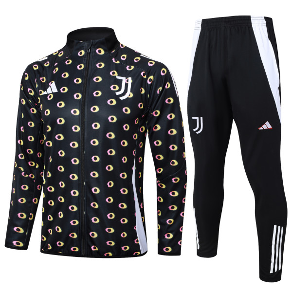 24/25  Juventus Black Jacket Tracksuit 1:1 Quality