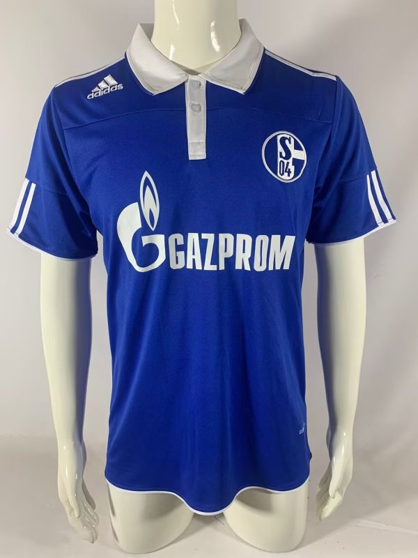 2010/2011 Schalke 04 Blue Retro Fans 1:1 Quality Soccer Jersey