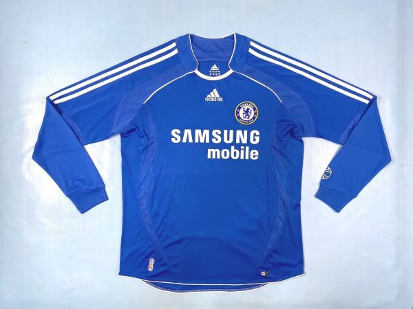 2006 Chelsea Home Long sleeve Fans 1:1 1:1 Quality Retro Soccer Jersey