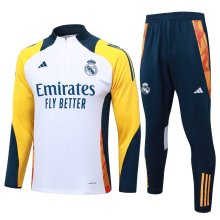 24/25  Real Madrid  Training  White 1:1 Quality Training Jersey