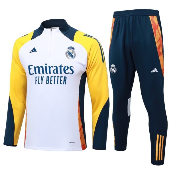 24/25  Real Madrid  Training  White 1:1 Quality Training Jersey