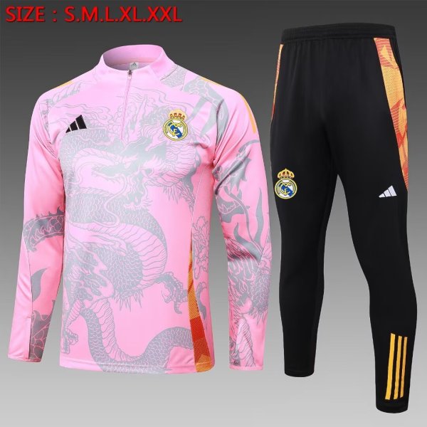 24/25  Real Madrid  Pink 1:1 Quality Training Jersey
