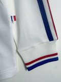 1998 France Away Long Sleeve 1:1 Quality Retro Soccer Jersey