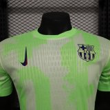 24/25 Barcelona  Third Green  PLayer 1:1 Quality Soccer Jersey（空白版）