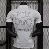 24/25 Barcelona Special Edition White PLayer 1:1 Quality Soccer Jersey