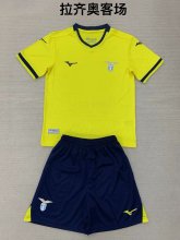 24/25  Lazio  Away Goalkeeper Yellow Kids 1:1 Quality Soccer Jersey