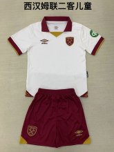 24/25   West Ham United  Third Kids Kits 1:1 Quality Soccer Jersey