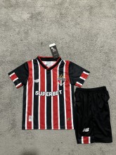 24/25 Sao Paulo Home  Kids 1:1 Quality Soccer Jersey