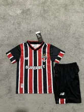 24/25 Sao Paulo Home  Kids 1:1 Quality Soccer Jersey